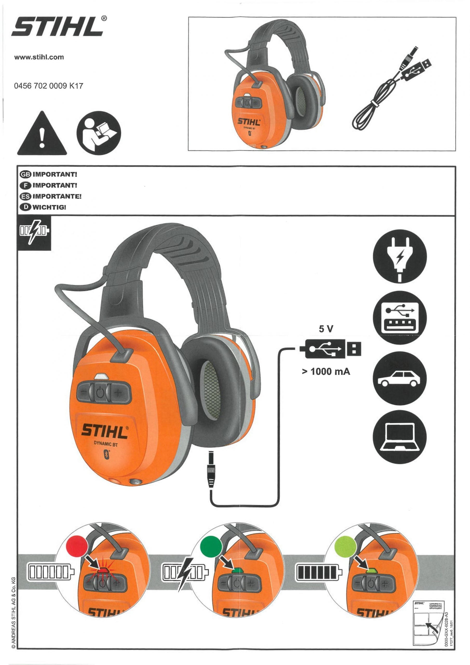 Stihl DYNAMIC BT Gehörschutz mit Bluetooth BJC Tools