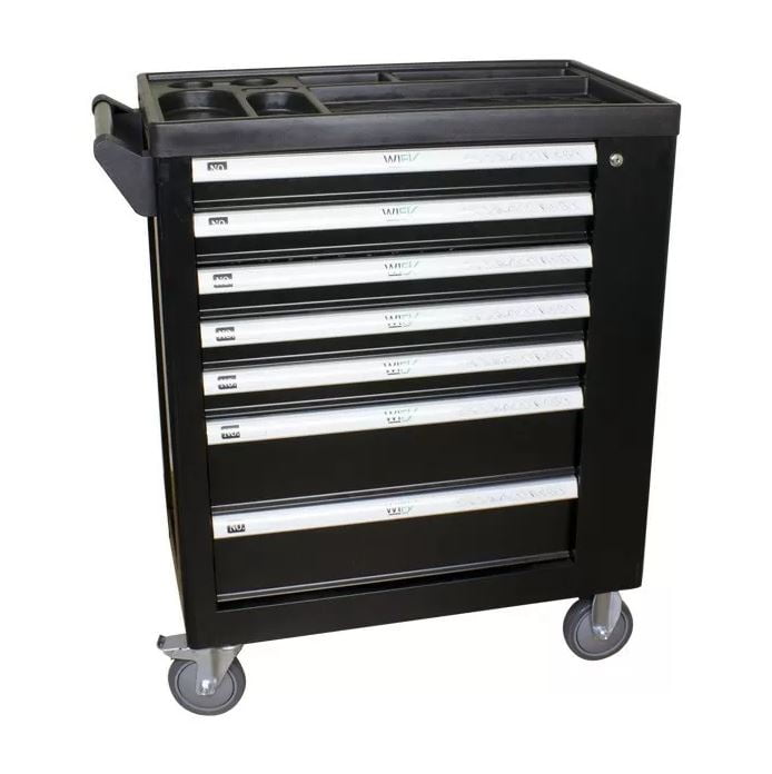 WIFY Werkzeugwagen Leer 7 Schubladen BJC Tools