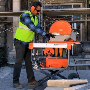 IQ Power Tools iQMS362i Trockenschneidtisch Aktion – 2x GRATIS Diamantsägeblätter 420 mm + Schutzhülle - 2300W – Bild 11