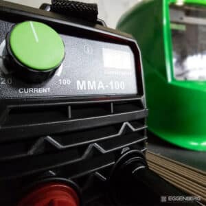 Eggenberg MMA100 Mini Wechselrichter + Eggenberg Schweißhelm + Elektroden 2,5 mm | STARTERKIT