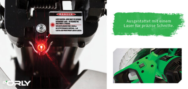 D'Orly MS3310LRL Teleskop-Gehrungssäge 305 mm 2000 W – Radialsäge – Gehrungssäge