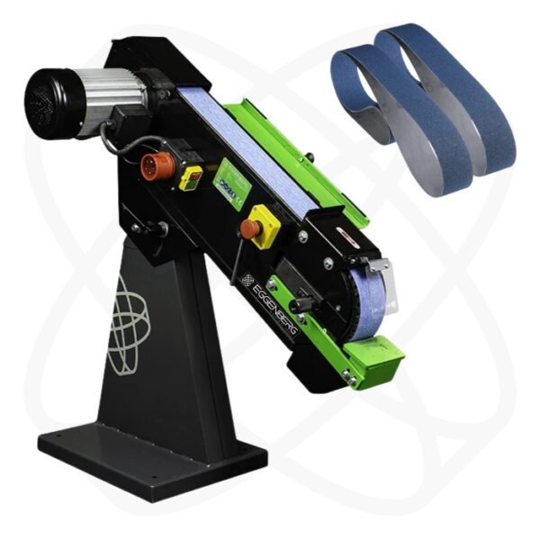 Eggenberg IBS75 Bandschleifmaschine Industrielle – 75x2000mm – 3000W – 400V | + GRATIS 2x Zirkonium-Schleifband - K60 & K80