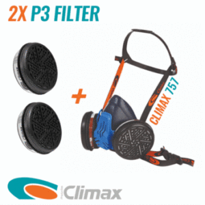 Climax 757 Halbmaske mit P3-Filtern