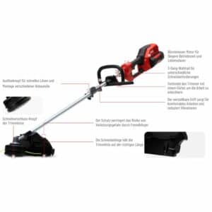 DCK 58V Akku Kombimotor Set - Freischneider & Teleskop-Heckenschere mit 1x5.0Ah Akku | KDPH581+KDST151+KDHT211 – Bild 8
