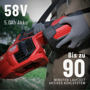 DCK Tools KDLB58211FDK Akku Laubbläser 58V mit 1x 5.0Ah Akku - 770CFM - 1.5 Gen – Bild 7