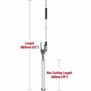 DCK 58V Akku Kombimotor Set - Hochentaster & Teleskop-Heckenschere mit 1x5.0Ah Akku | KDPH581+KDST211+KDCS101 – Bild 10