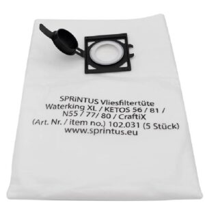 D'Orly x Sprintus Vliesfilterbeutel M – 5 Stück