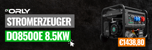 D'ORLY Stromerzeuger DO8500E 8.5KW AKTIE