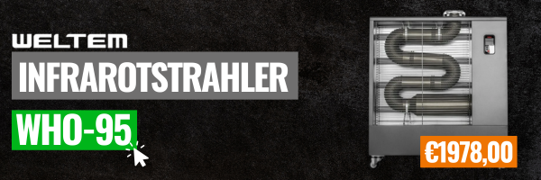 WELTEM Infrarotstrahler WHO-95 AKTIE