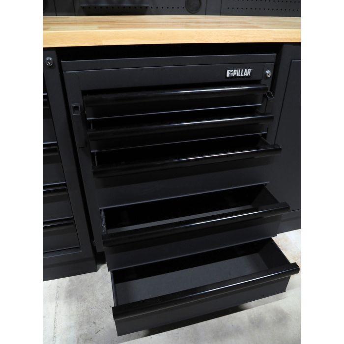 Pillar werkplaatsinrichting modulair 61 cm diep hardhouten werkblad (6)