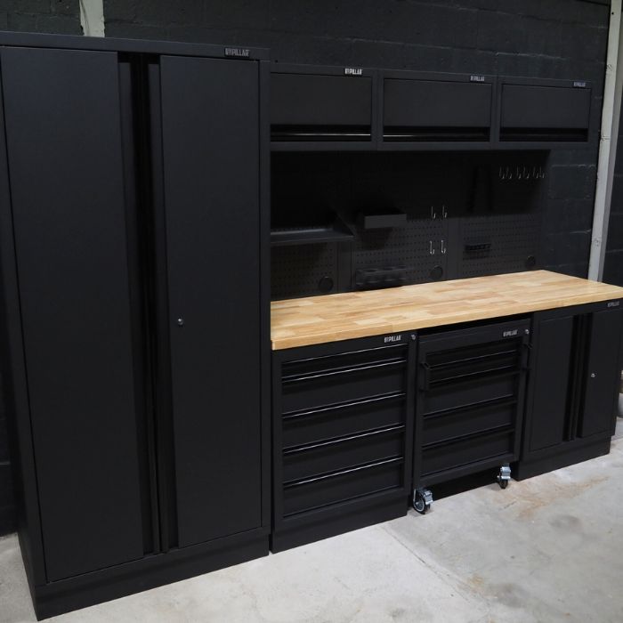 Pillar werkplaatsinrichting modulair 61 cm diep hardhouten werkblad (8)