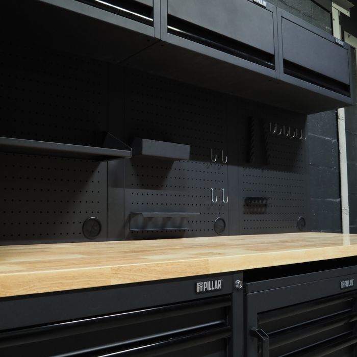 Pillar werkplaatsinrichting modulair 61 cm diep hardhouten werkblad (9)