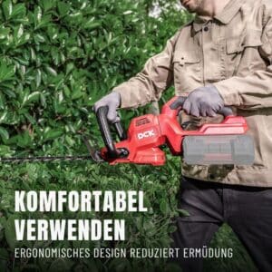 DCK Tools 58V Schnittpaket PRO – Akku-Kettensäge + Heckenschere mit zusätzlichem 5.0Ah Akku – Bild 12