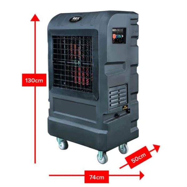 REX14000 Mobiele Luchtkoeler Industriele Aircooler 14.000-m³