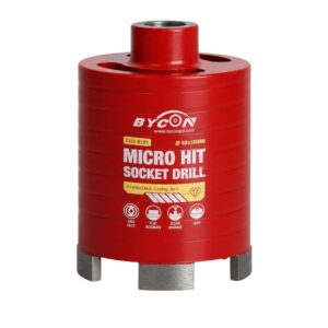 BYCON Dosenbohrer Trocken M16 - Banana slot - für Micro-Percussion-Maschinen - Ø68-82 mm